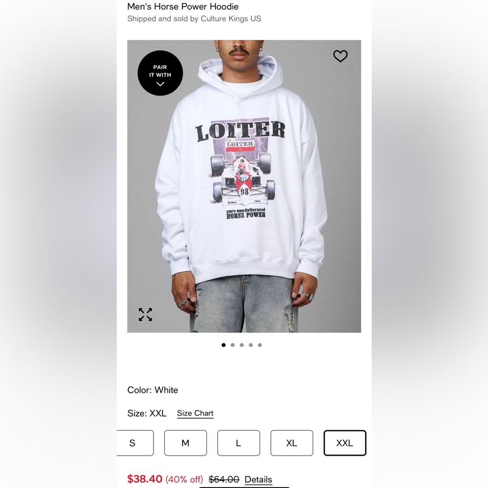 Loiter
Men's Horse Power Hoodie